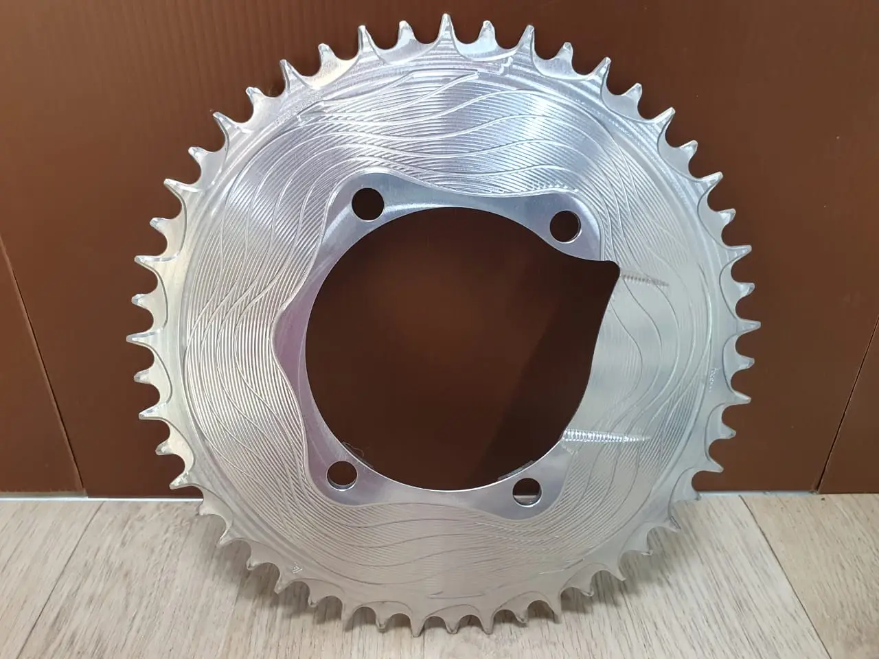 Alugear Custom 1X Chainring 50T for 11 speed Shimano crank (Imported from Spain).