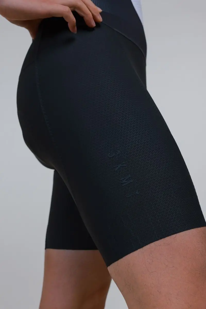 SKULL MONTON MENS  SHORT BIBS MINIMA BLACK GREY