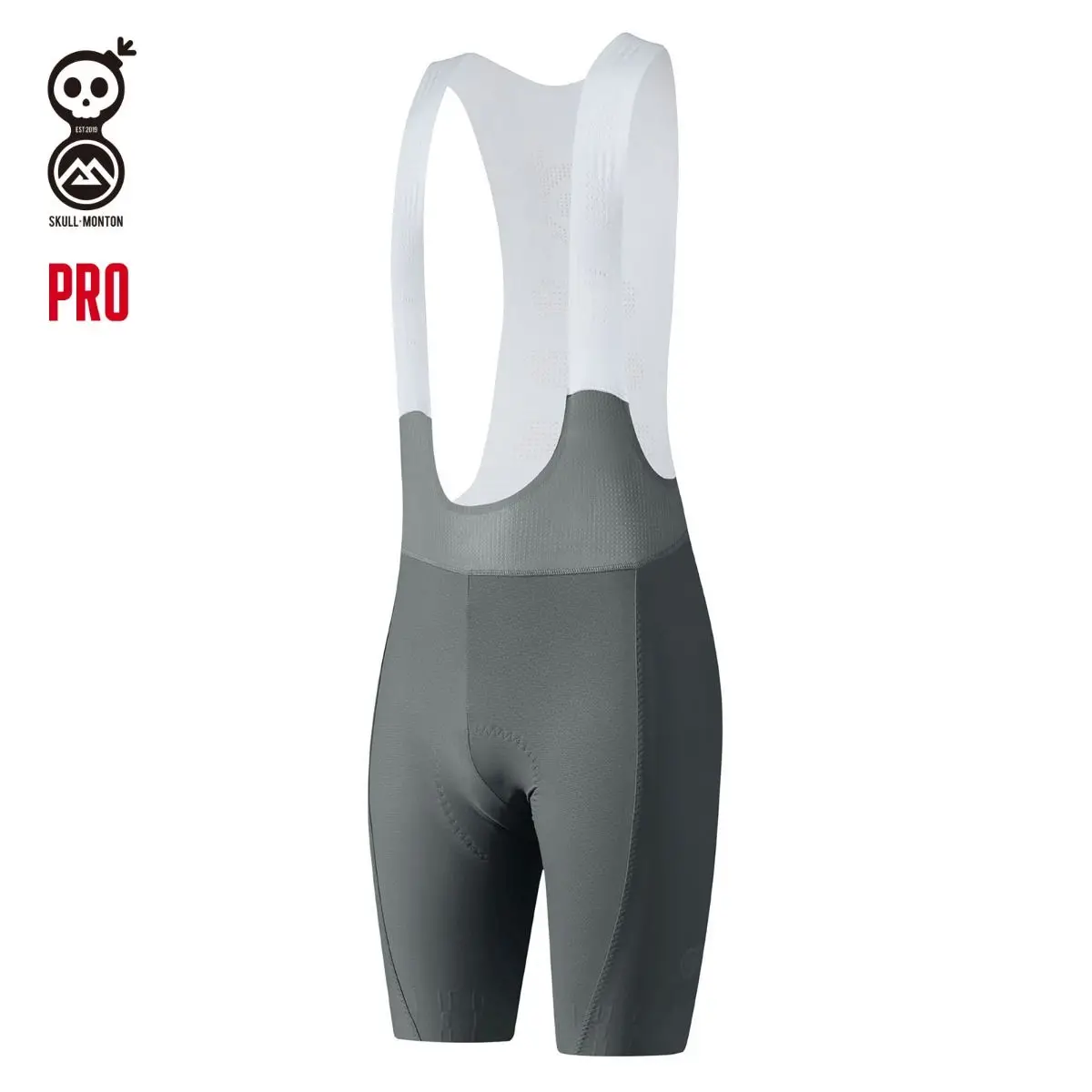 SKULL MONTON MENS  SHORT BIBS MINIMA BLACK GREY
