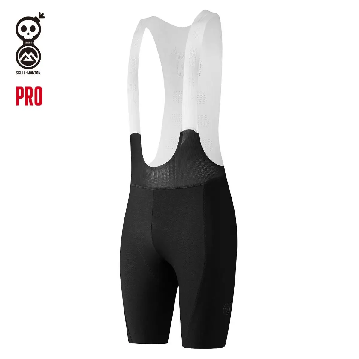 SKULL MONTON MENS  SHORT BIBS MINIMA BLACK GREY