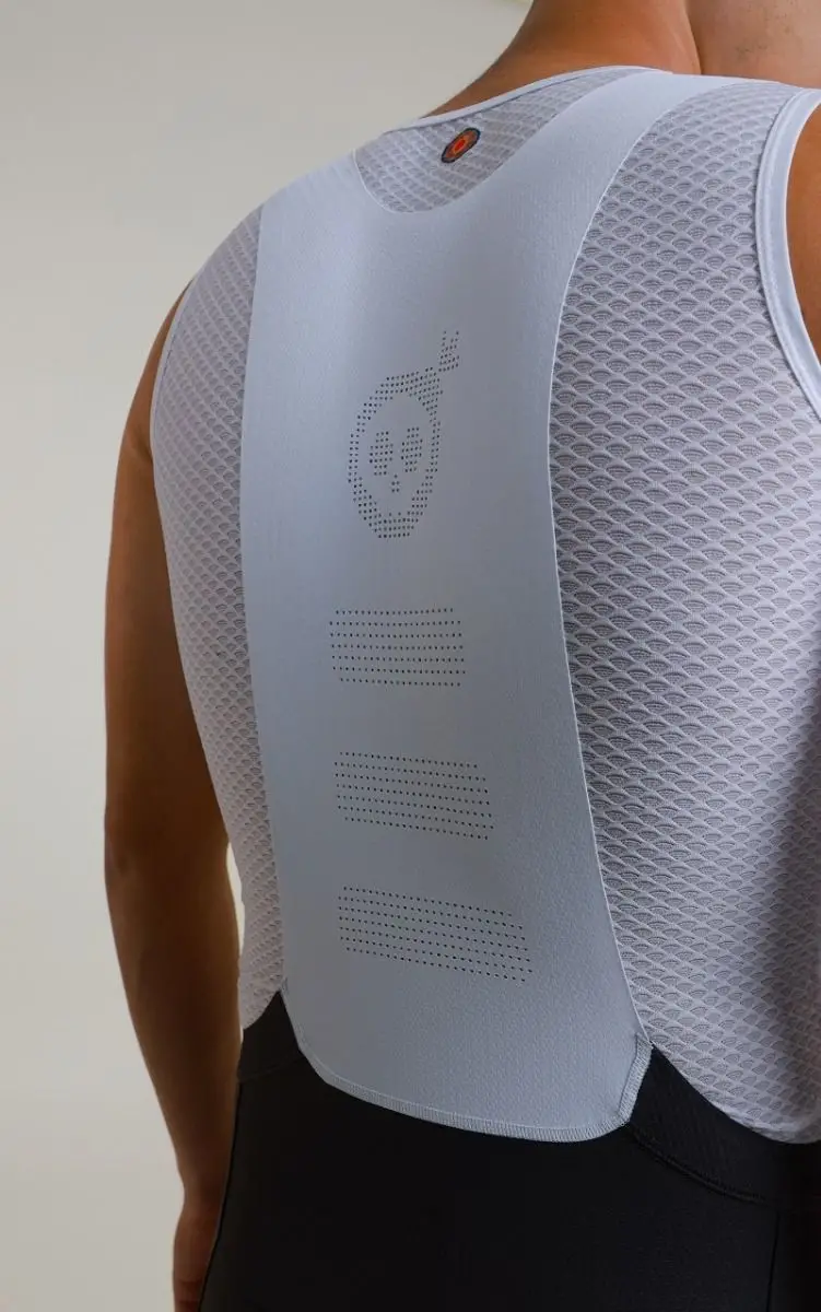 SKULL MONTON MENS  SHORT BIBS MINIMA BLACK GREY