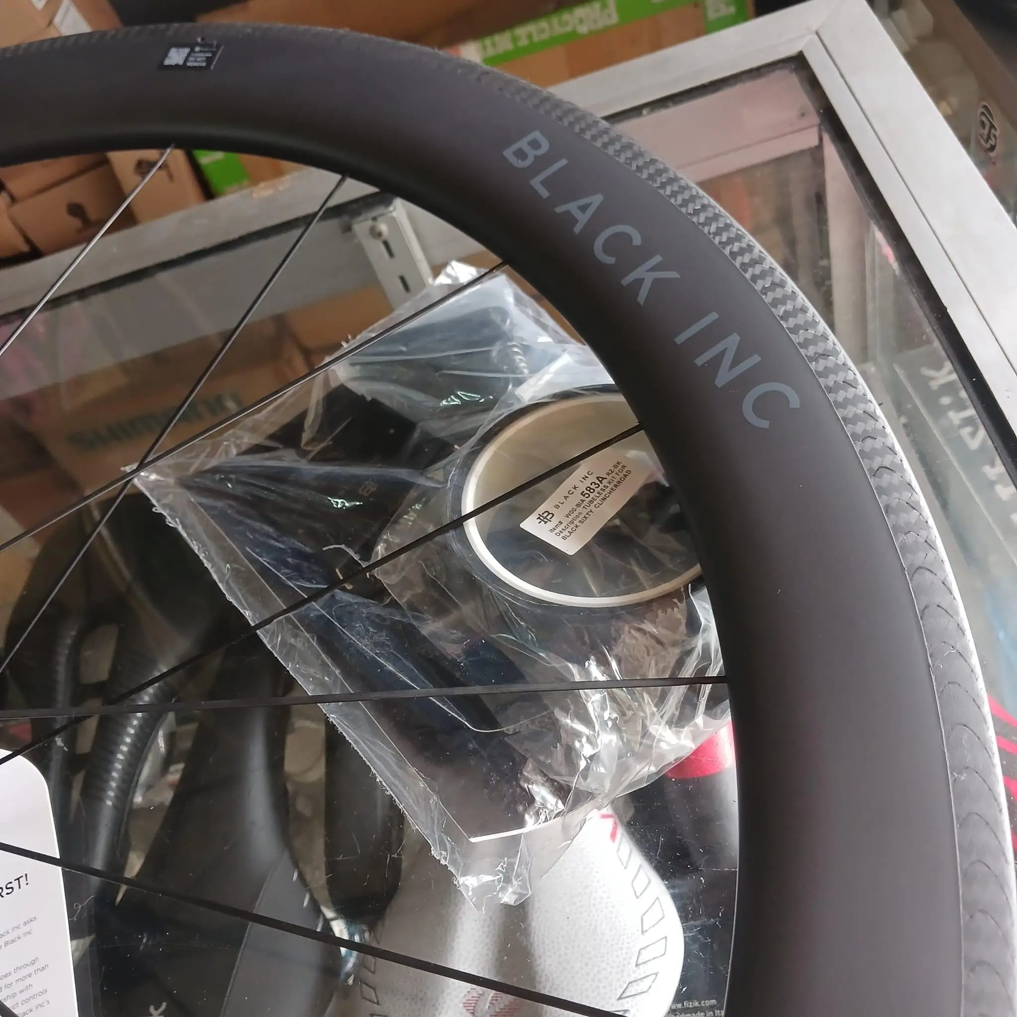 Black Inc 60mm Clincher Wheelset-Rim Brake-free pos w.m