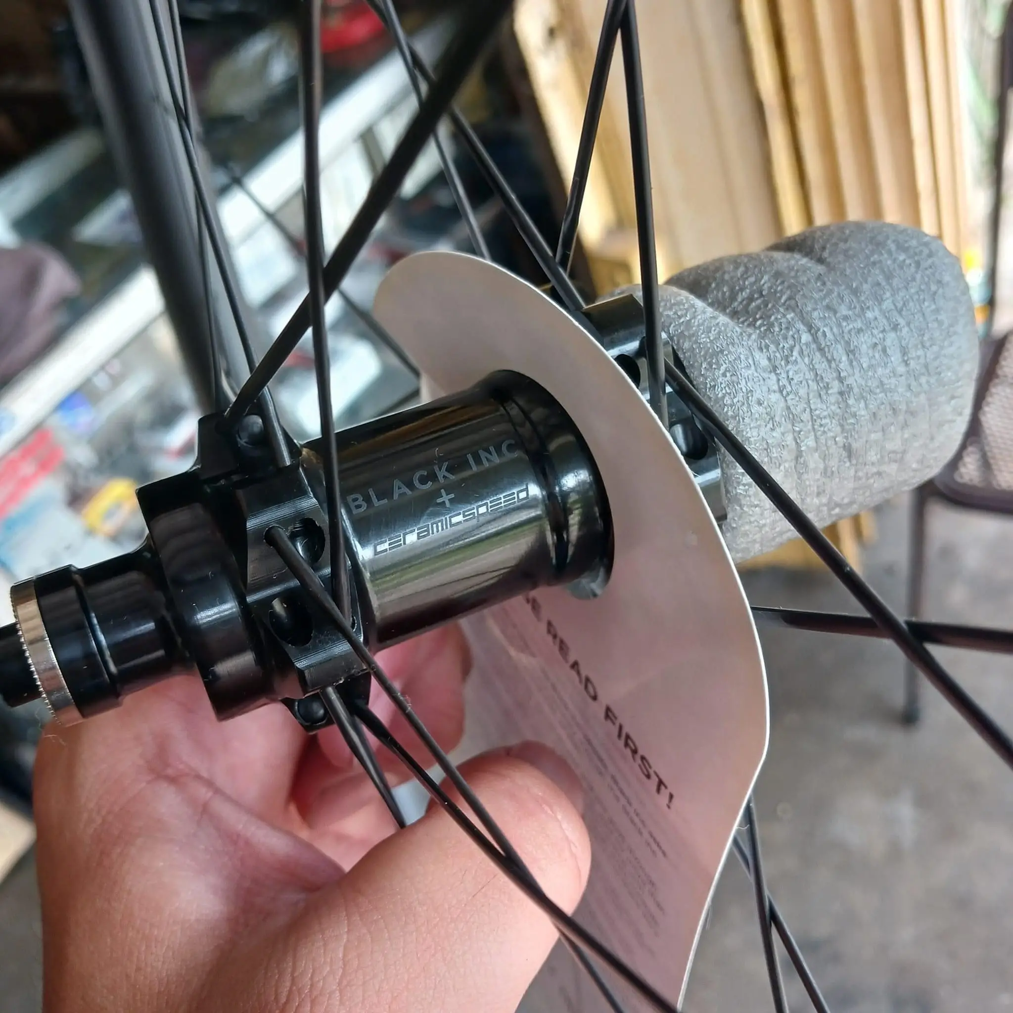 Black Inc 60mm Clincher Wheelset-Rim Brake-free pos w.m
