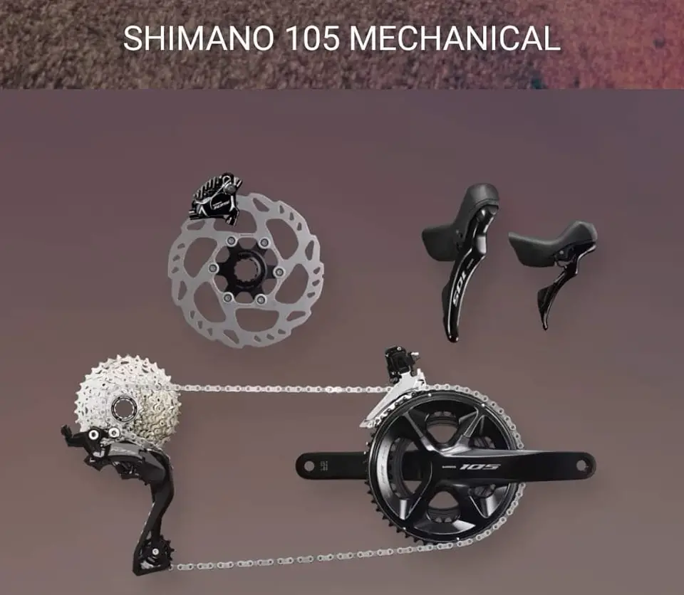 Shimamo 105 Mechanical 2x12 Groupset