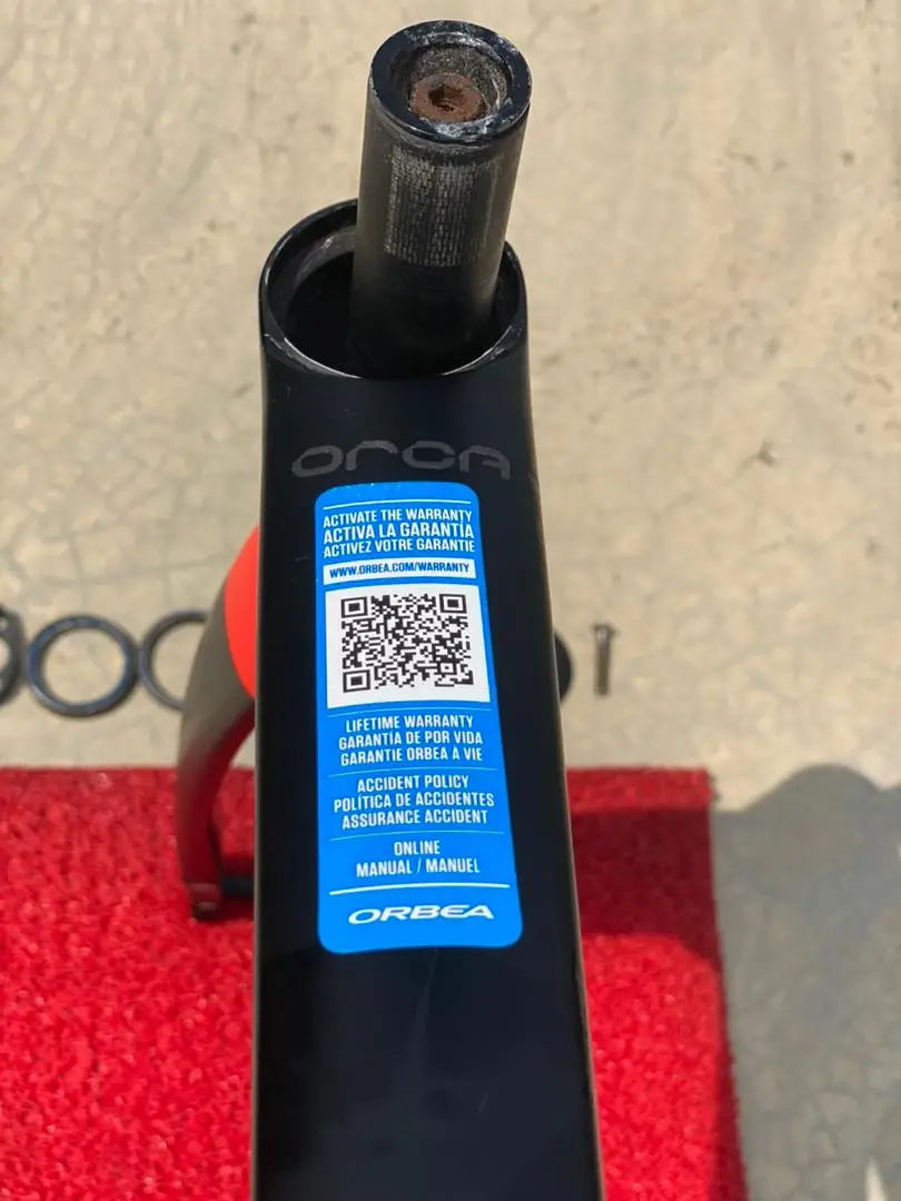 ORBEA OMX carbon frameset (flagship)