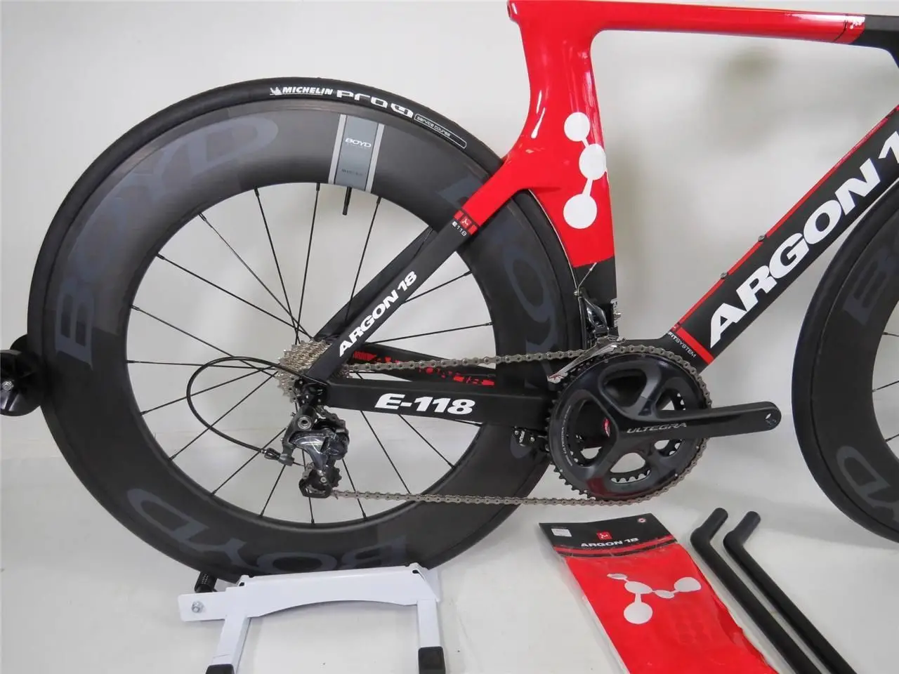 2014 Argon 18 E-118 TT Tri Carbon Bicycle