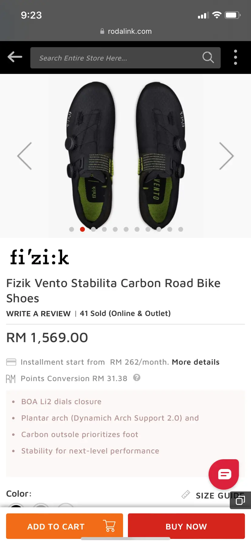 Fizik Vento Stabilista Carbon