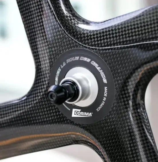 🌍CORIMA TRACK 4 Spoke Ceramic TUBULAR Front Wheel Only.🌍W/Challenge TUBULAR tires👍