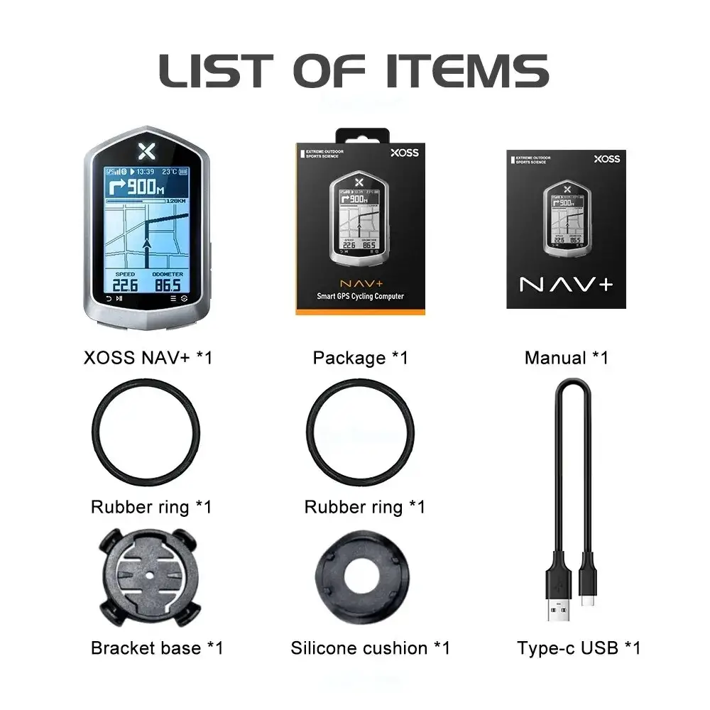 BEST VALUE XOSS NAV + 2024 Bicycle Computer GPS Navigation