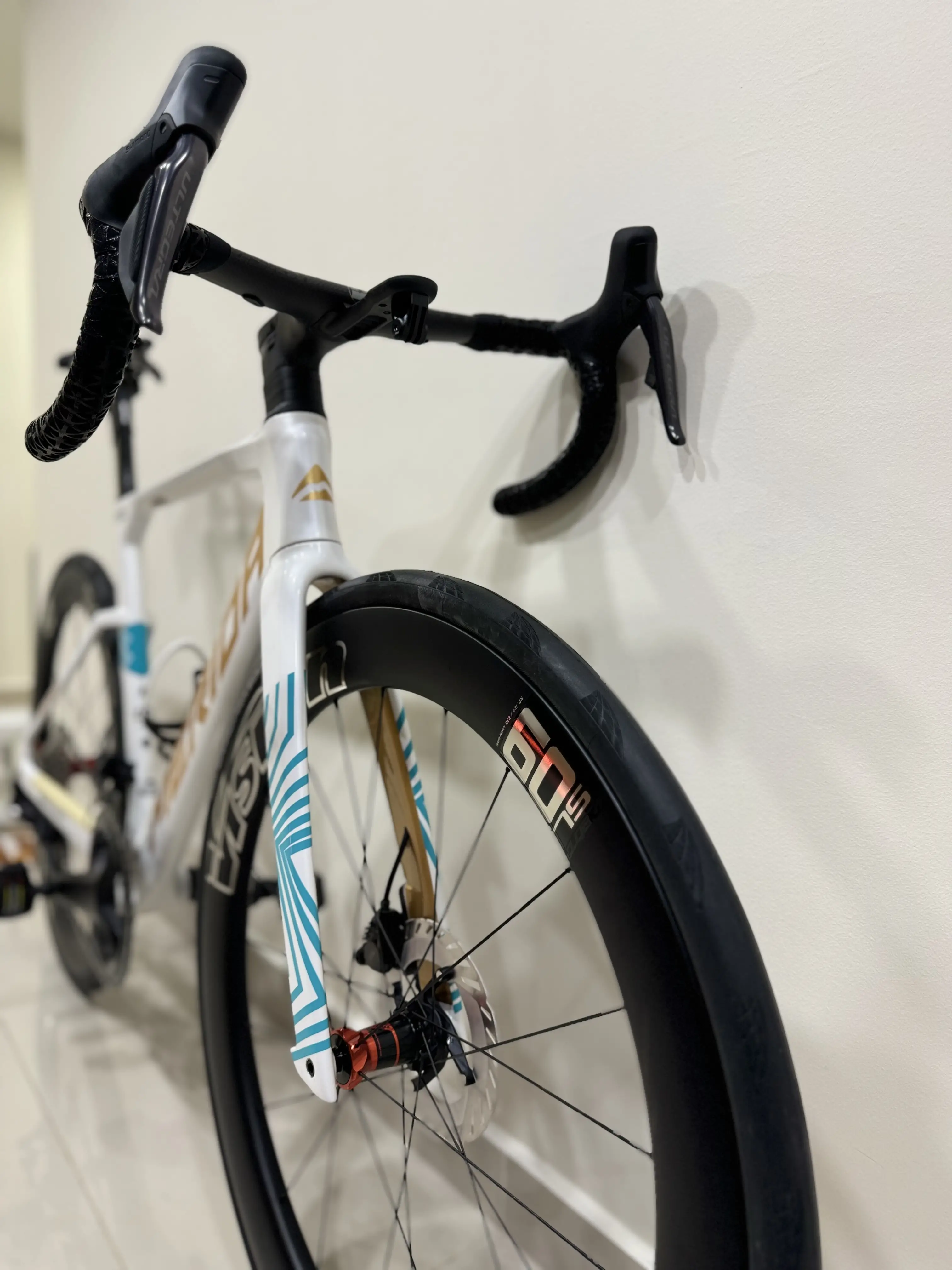New Merida Reacto Team Pearl Bike 2024 Ultegra di2 Vision Metron SL60 limited edition Vision 5D handlebar Prologo TDF saddle Continental GP5000 tubeless