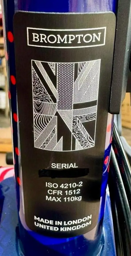 Brompton Team GB - Paris Edition 2024 - P line - 12 Speed - F&R lights - Brooks C17 - Brand New ( Ready Stock KL ) While stock last