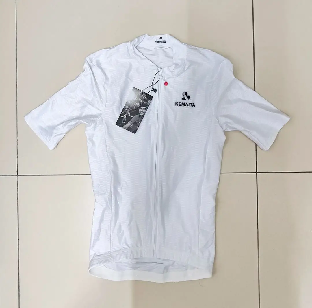 White Cycling Jersey (Size XS)