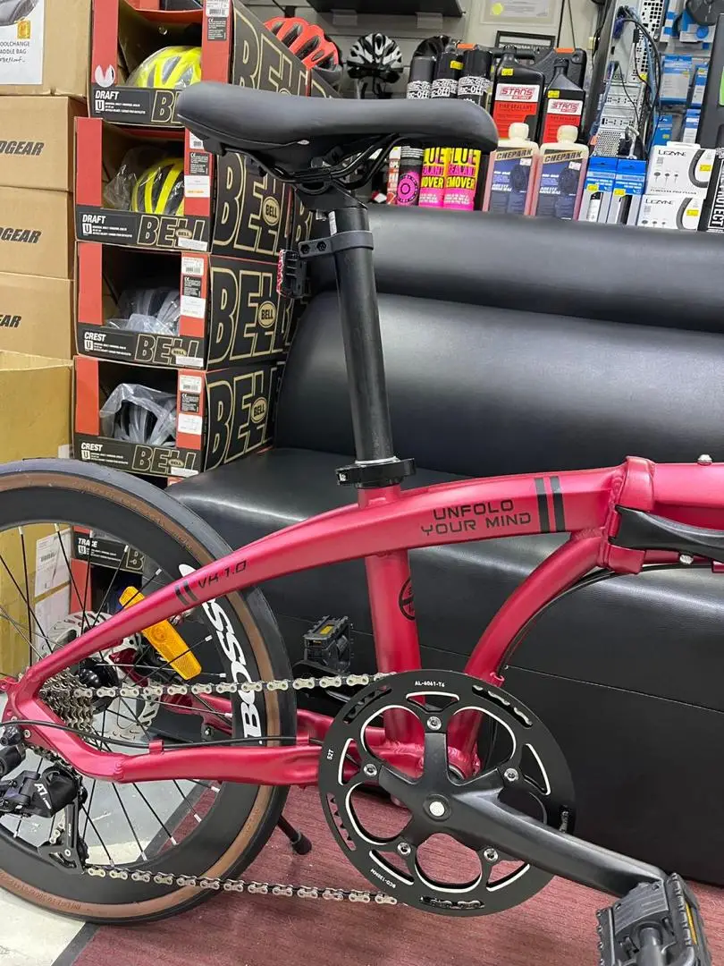 BOSSO VK1.0 20inch (451) Alloy Folding bike 10speed 20x1.3/8 Hydraulic brake Outdoor bicycle Cycling Sport dewasa adult