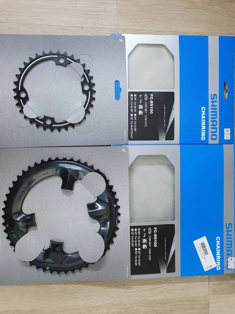 Shimano Dura-Ace 9100 11 speed chainrings 50-34T