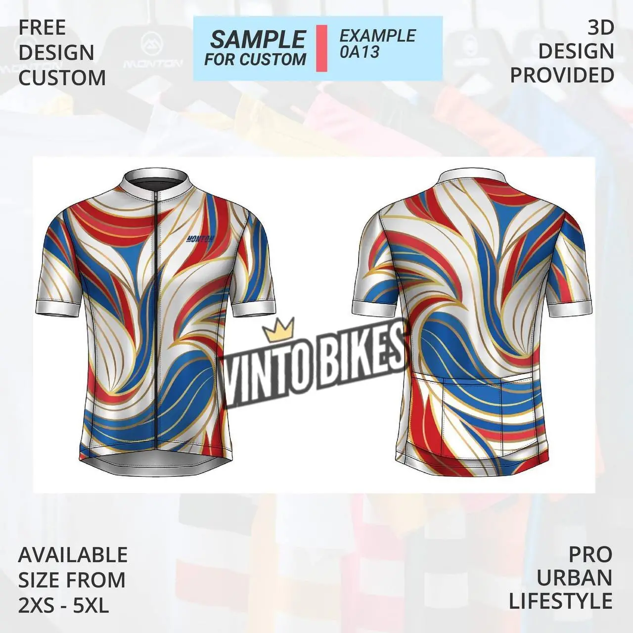 VINTO BIKES x MONTON Customized Cycling Jerseys Monton Custom made  Jerseys , Bib, Trisuit FREE Design 3D design provided