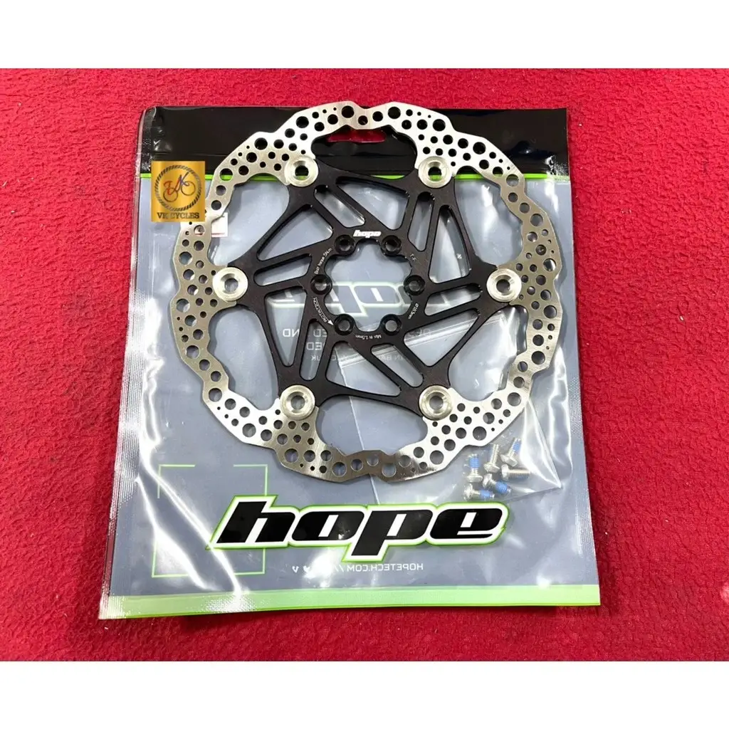 HOPE FLOATING DISC Rotor 6 Bolt High Performance 183mm 203mm BLACK ORANGE RED Purple