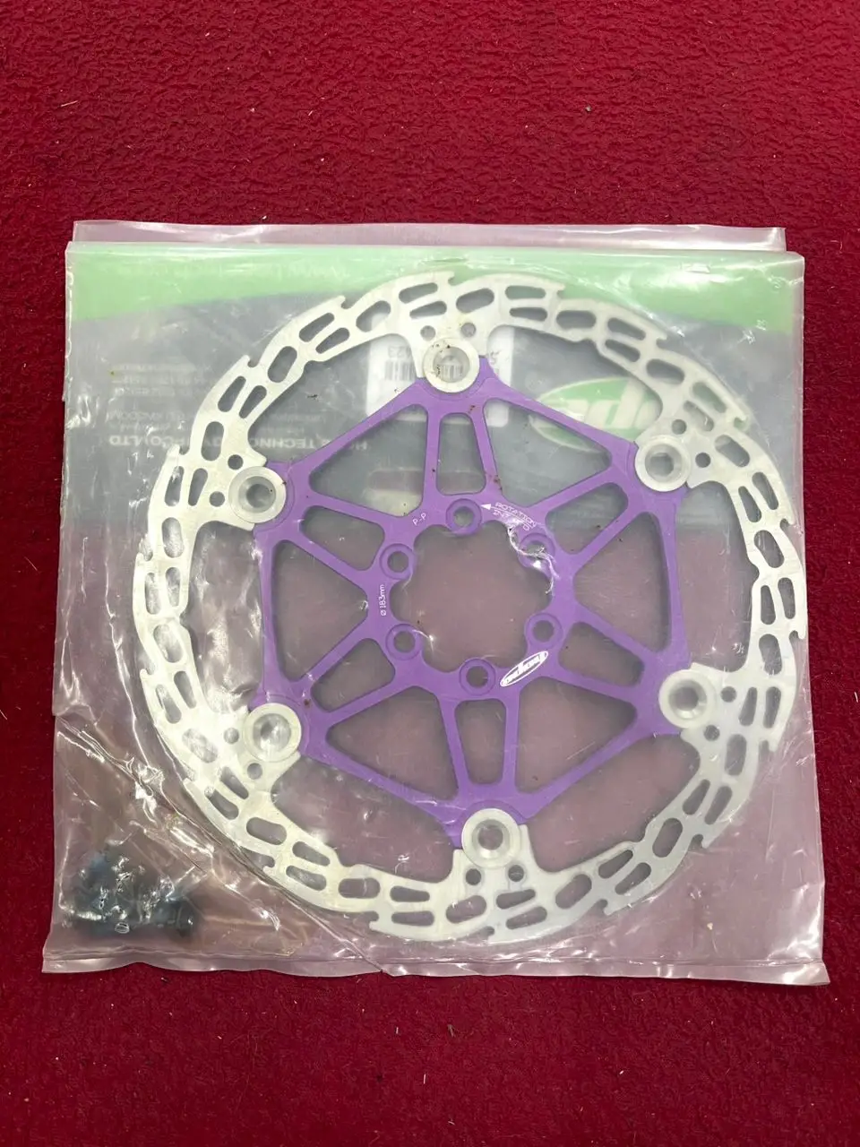 HOPE FLOATING DISC Rotor 6 Bolt High Performance 183mm 203mm BLACK ORANGE RED Purple