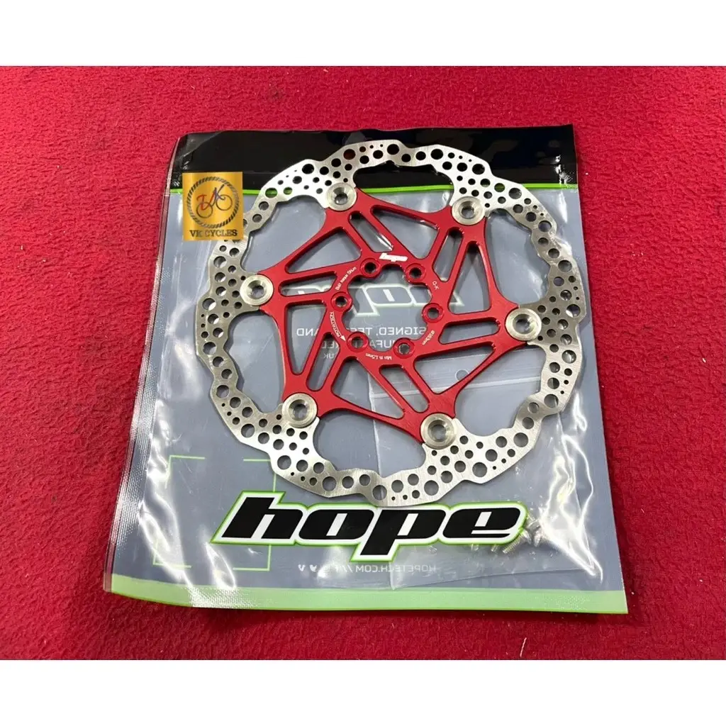 HOPE FLOATING DISC Rotor 6 Bolt High Performance 183mm 203mm BLACK ORANGE RED Purple