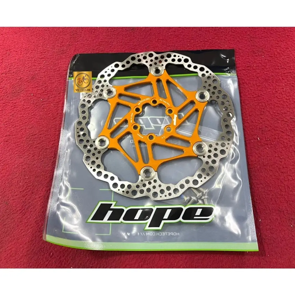 HOPE FLOATING DISC Rotor 6 Bolt High Performance 183mm 203mm BLACK ORANGE RED Purple