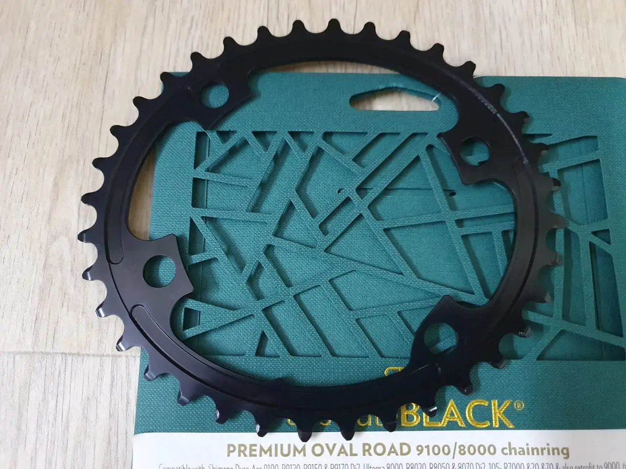 absoluteBLACK OVAL ROAD 2X FOR DURA-ACE 9100 & ULTEGRA R8000 & 105 R7000 52-36T