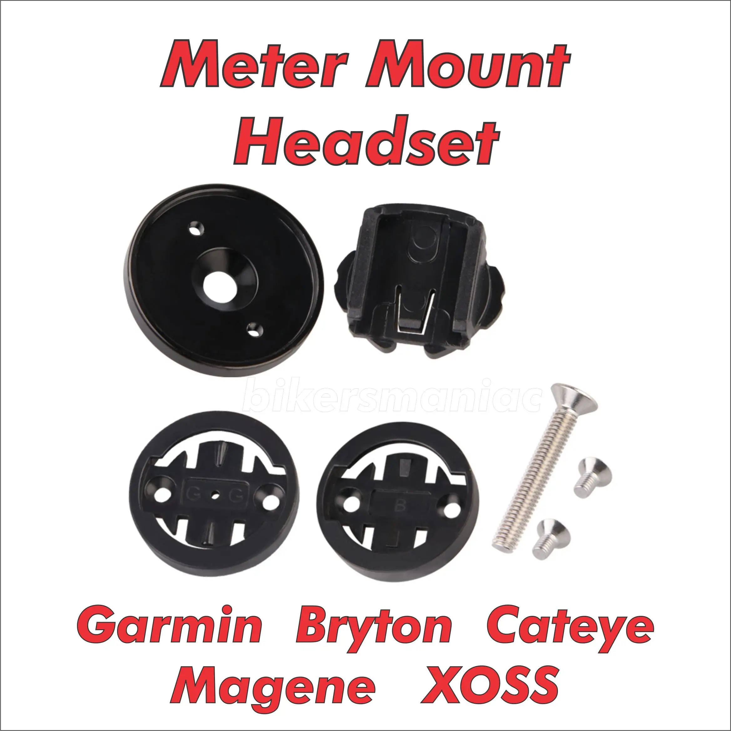 BikersManiac Meter Mount Deemount Carbon Road Bike Integrated Dropbar Garmin Wahoo Magene XOSS Bryton IGPsport BlackBird