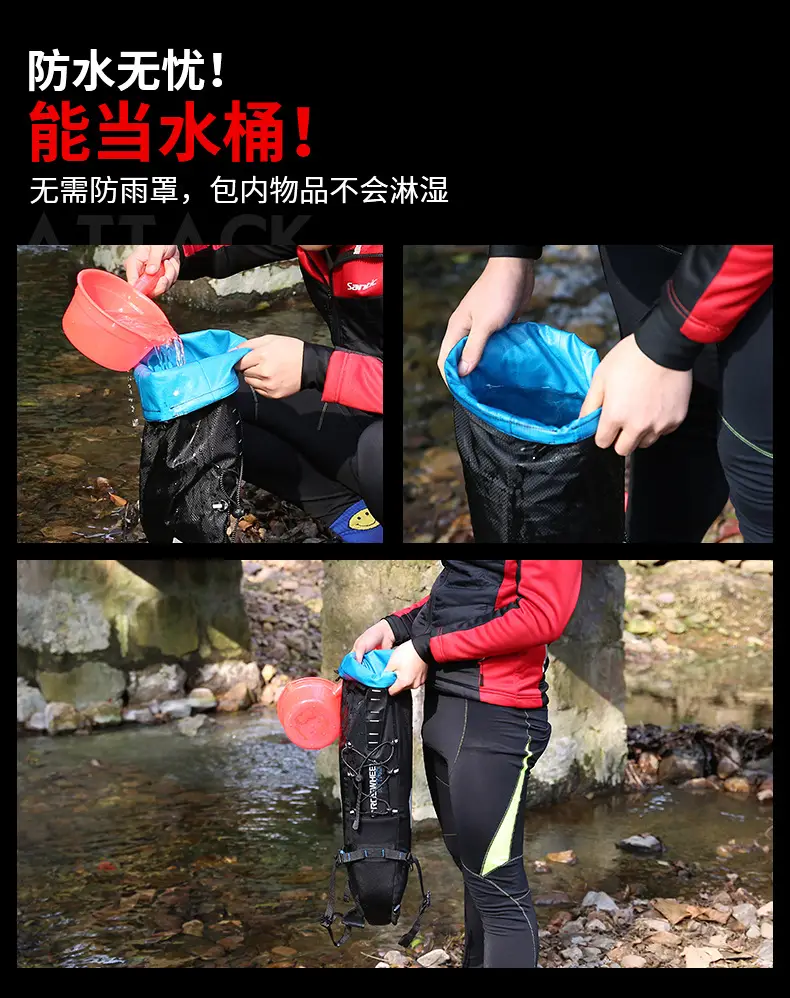 Cycling Bag ROSWHEEL Bicycle Bag Saddle Bag Bicycle Touring Bag Basikal Water Resistant Bike Bag Bas