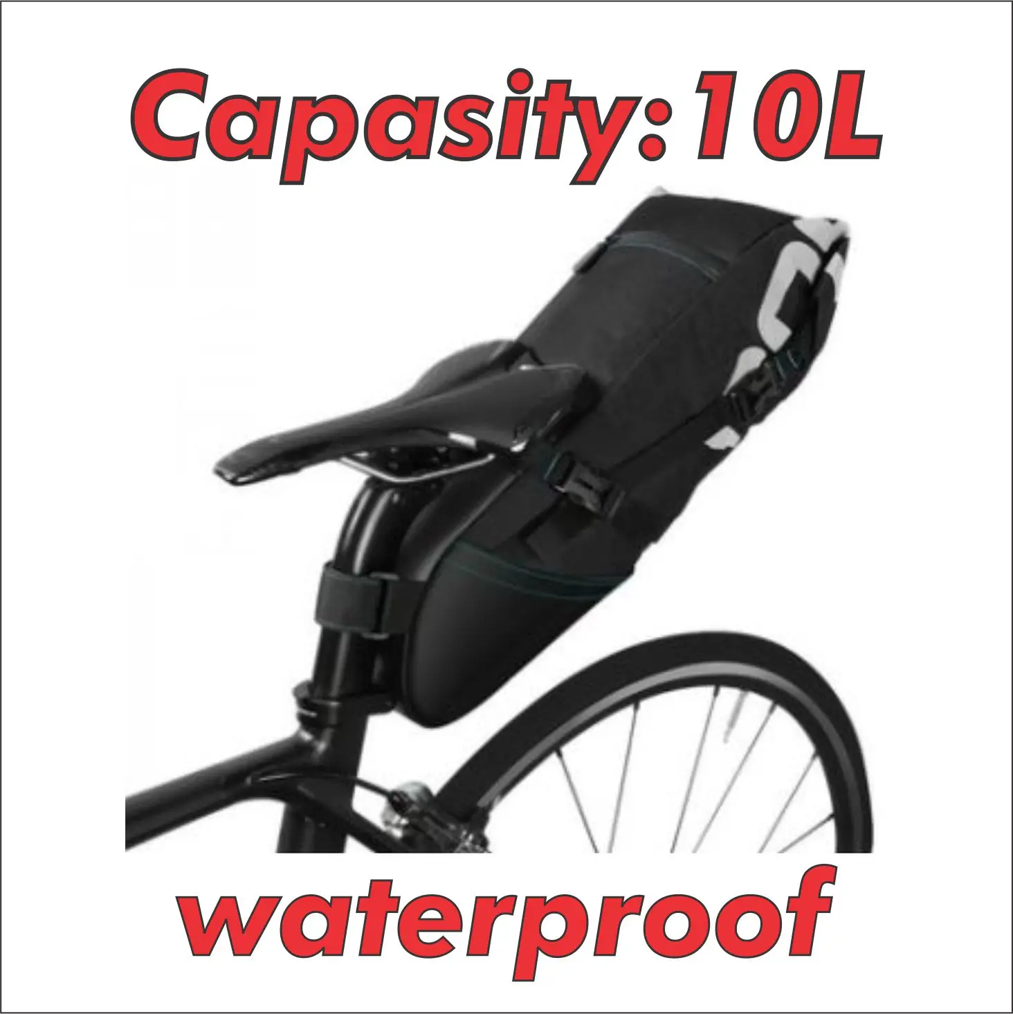 Cycling Bag ROSWHEEL Bicycle Bag Saddle Bag Bicycle Touring Bag Basikal Water Resistant Bike Bag Bas