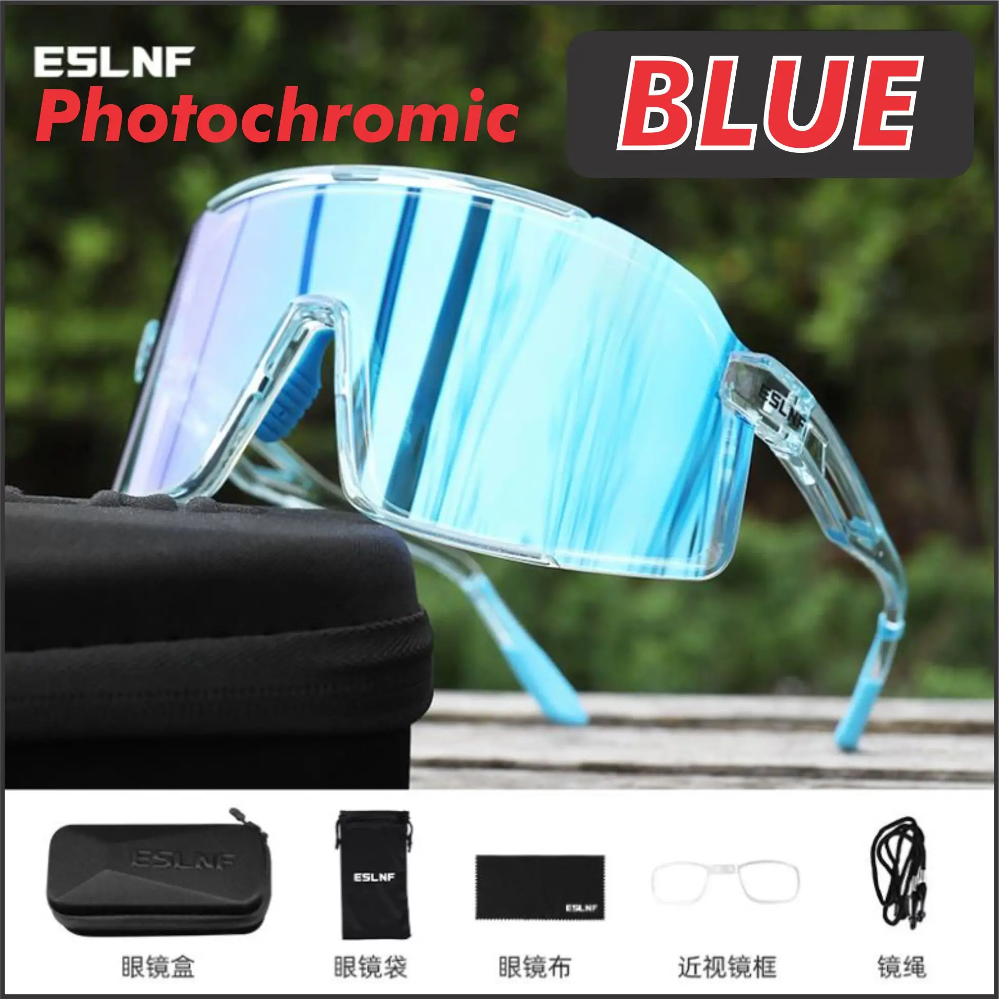 Sunglasses Spek Mata Tukar Warna Photochromic Colour ESLNF Frameless Eyewear RB MTB