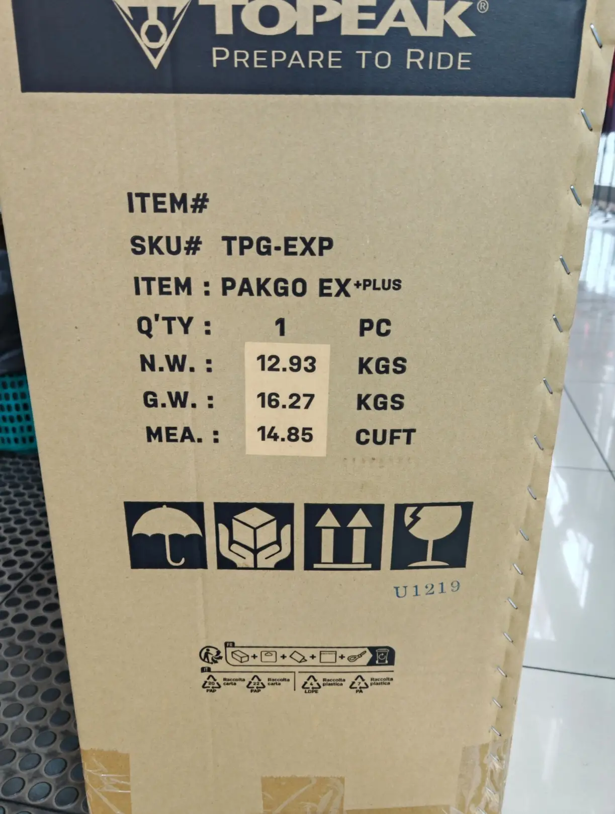 Topeak Pakgo EX+ Plus (Bike Case) Brand New !!