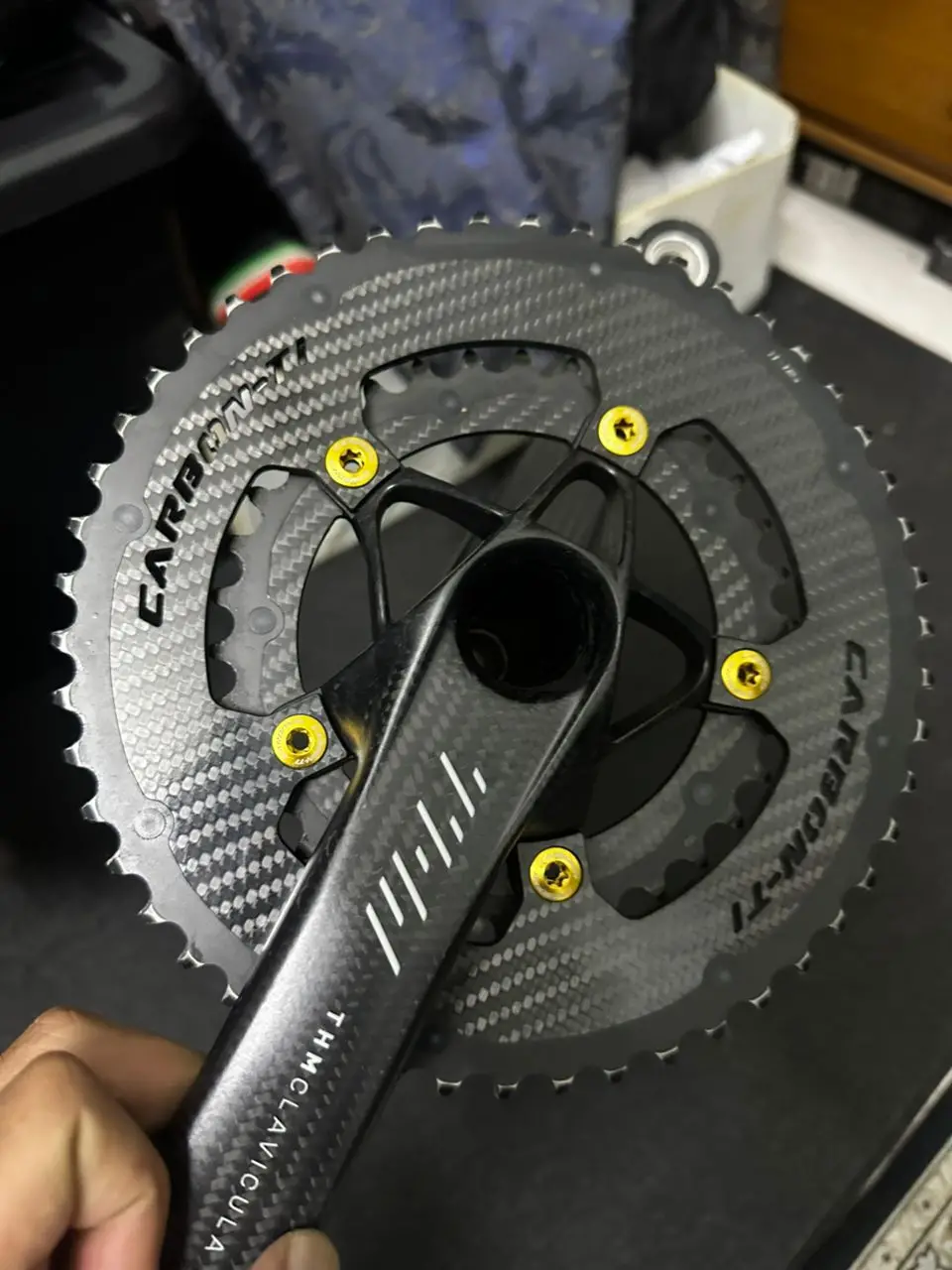 THM Clavicula SE Carbon Crank with Carbon TI Chainring (50/34T) - Like New !!