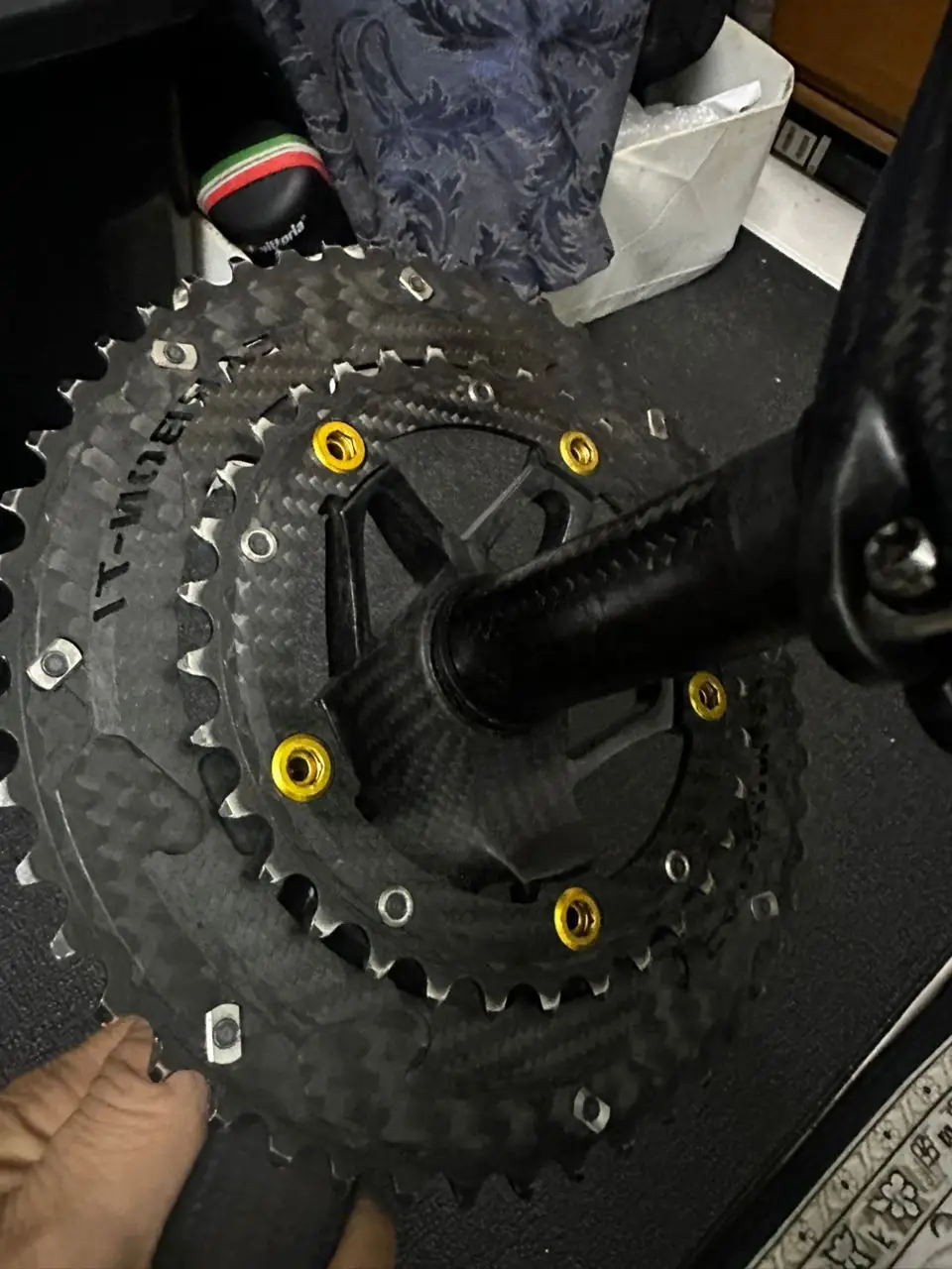 THM Clavicula SE Carbon Crank with Carbon TI Chainring (50/34T) - Like New !!