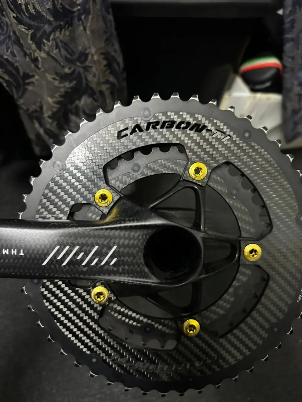 THM Clavicula SE Carbon Crank with Carbon TI Chainring (50/34T) - Like New !!