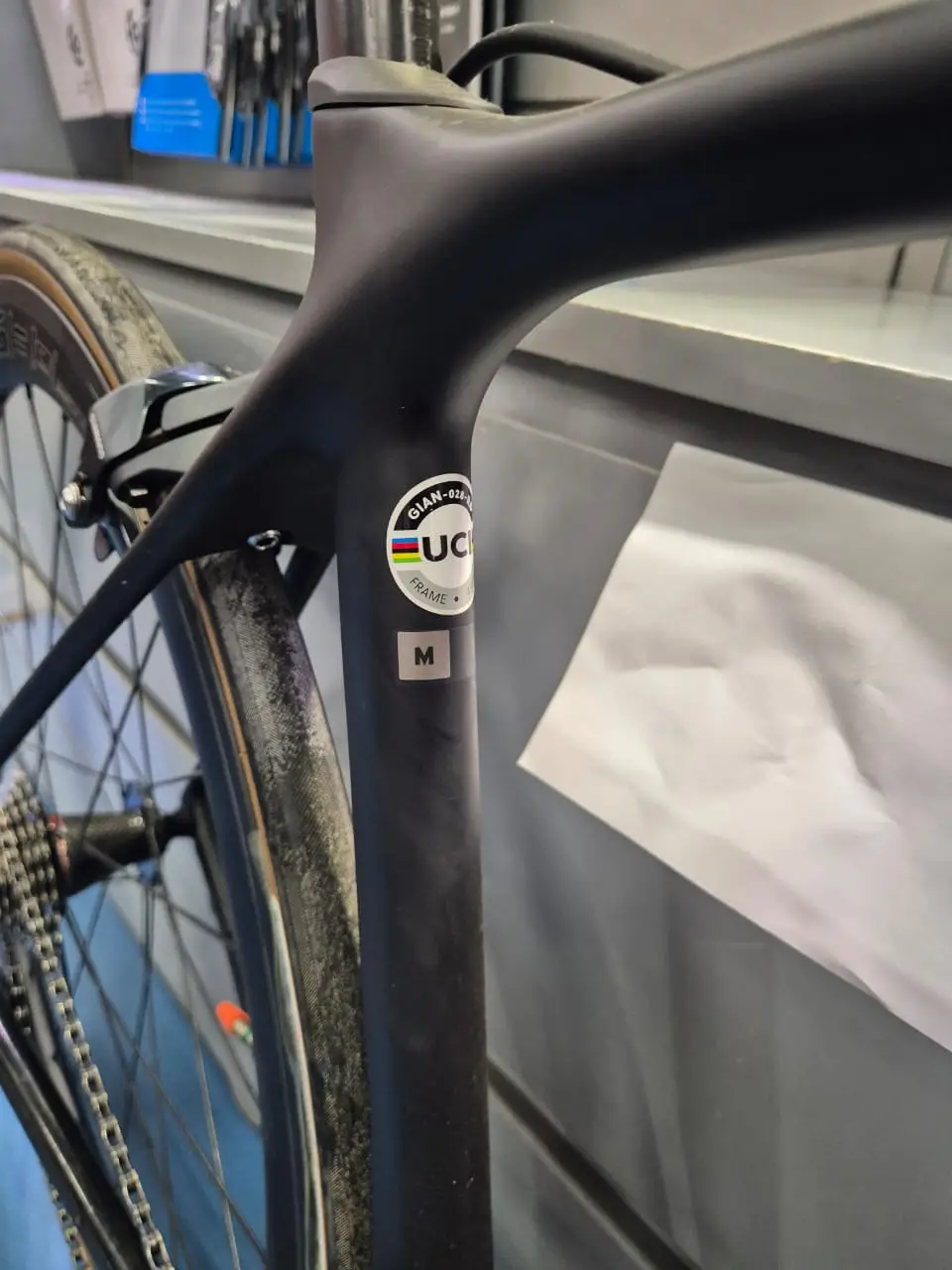 (FRAME ONLY!!) Giant TCR Advance KOM 01 Rimbrake (Size M) - Brand New !!!