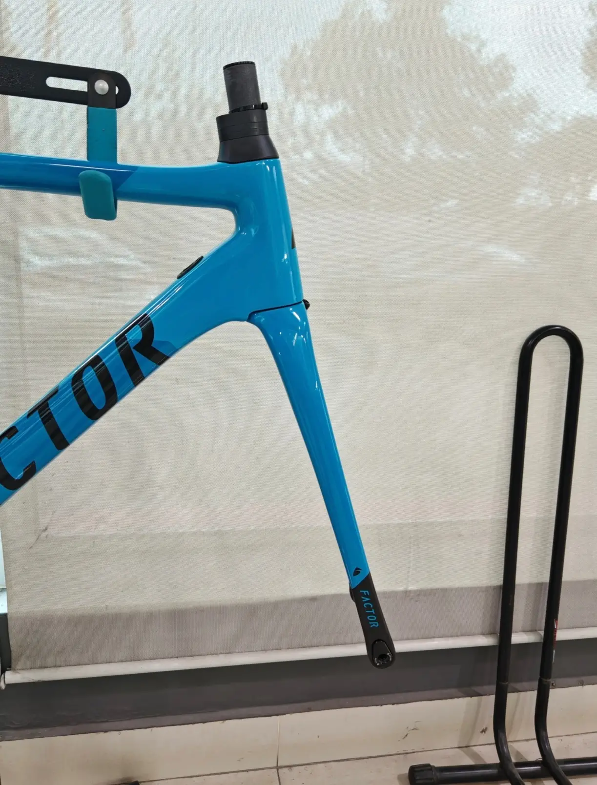 Factor O2D Frameset ONLY -Miami Blue- (52cm) Brand New (Demo Unit !!!)