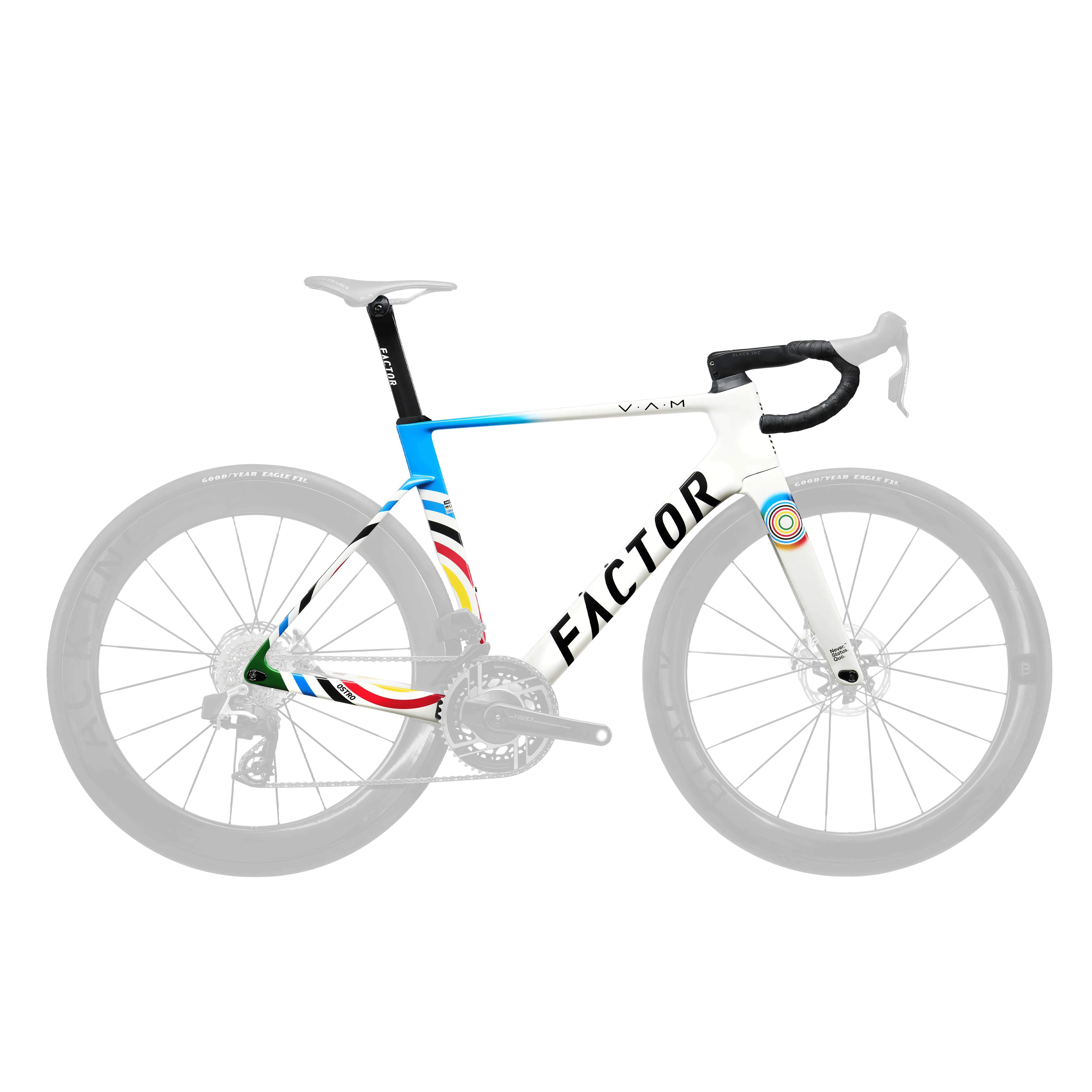 Factor Ostro 2.0 1900 Edition (49cm) with Barstem & Seatpost  (Brand New !!!)