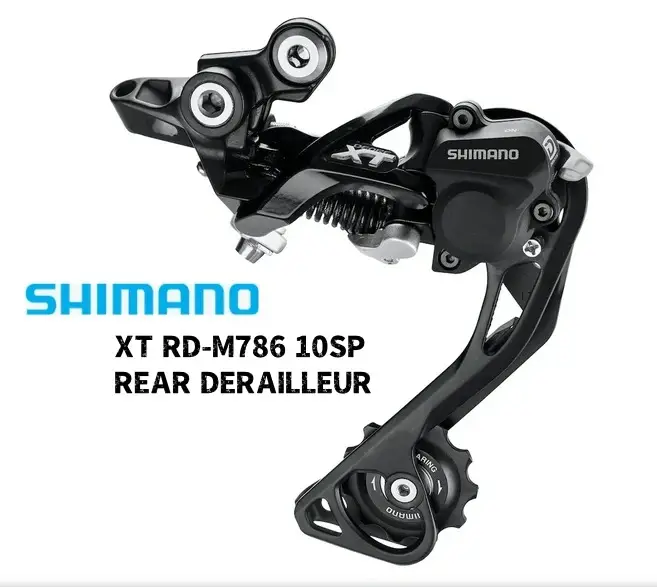 SHIMANO XT RD-M786 10SP REAR DERAILLEUR Black