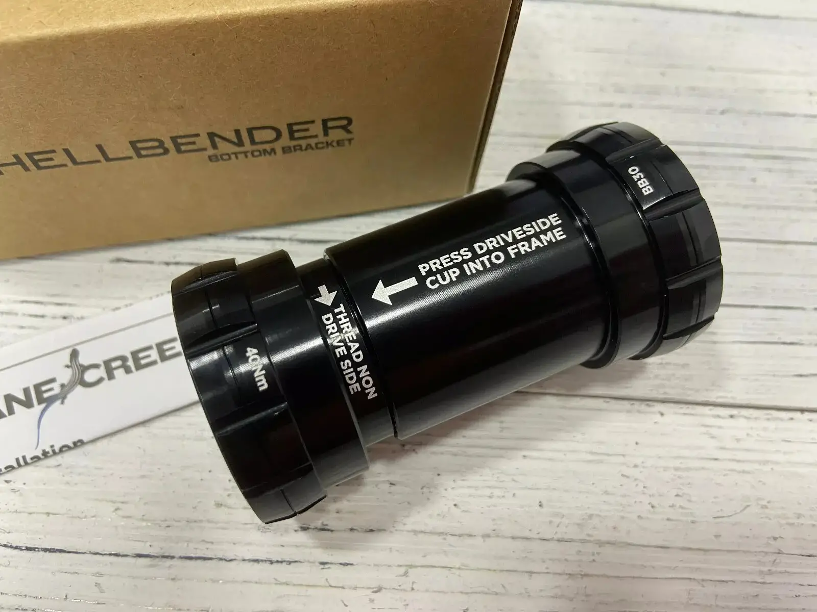 Cane Creek Hellbender 70 Bb30 to 29mm Dub bottom bracket 440c stainless steel - Specialized Cannondale SuperSix EVO & BH
