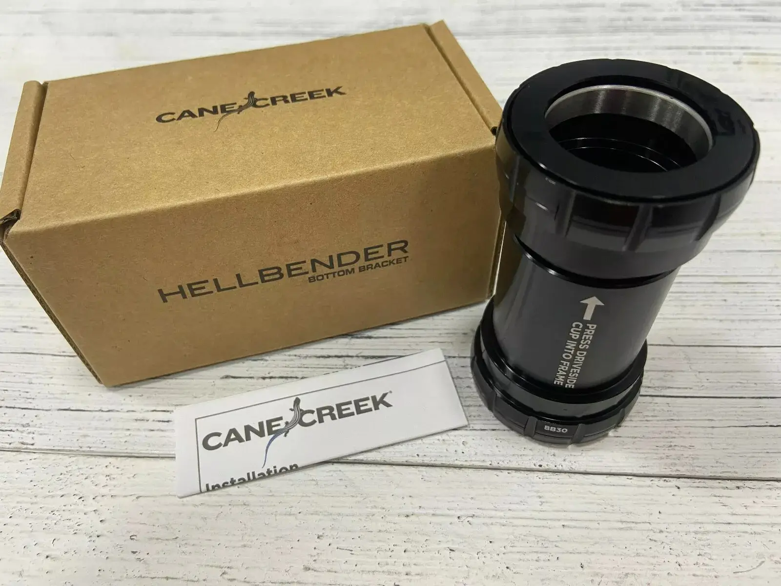 Cane Creek Hellbender 70 Bb30 to 29mm Dub bottom bracket 440c stainless steel - Specialized Cannondale SuperSix EVO & BH