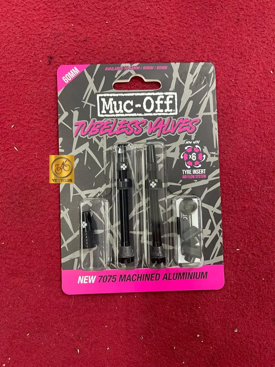 MUC-OFF TUBELESS VALVE KIT MTB 44MM 60MM 80MM BLACK RED ORANGE road bike mountain bike