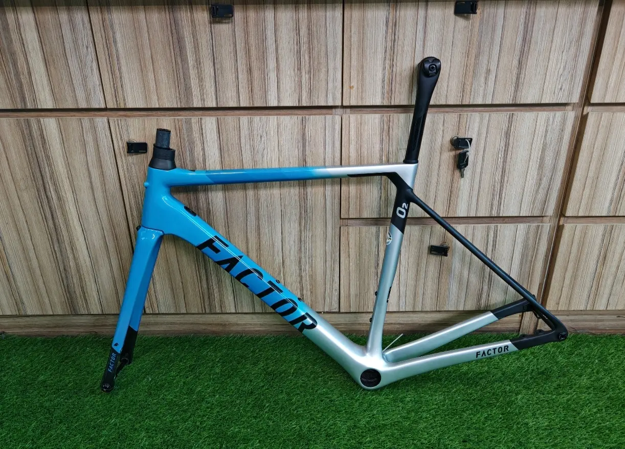 Factor O2D Frameset ONLY -Miami Blue- (52cm) Brand New !