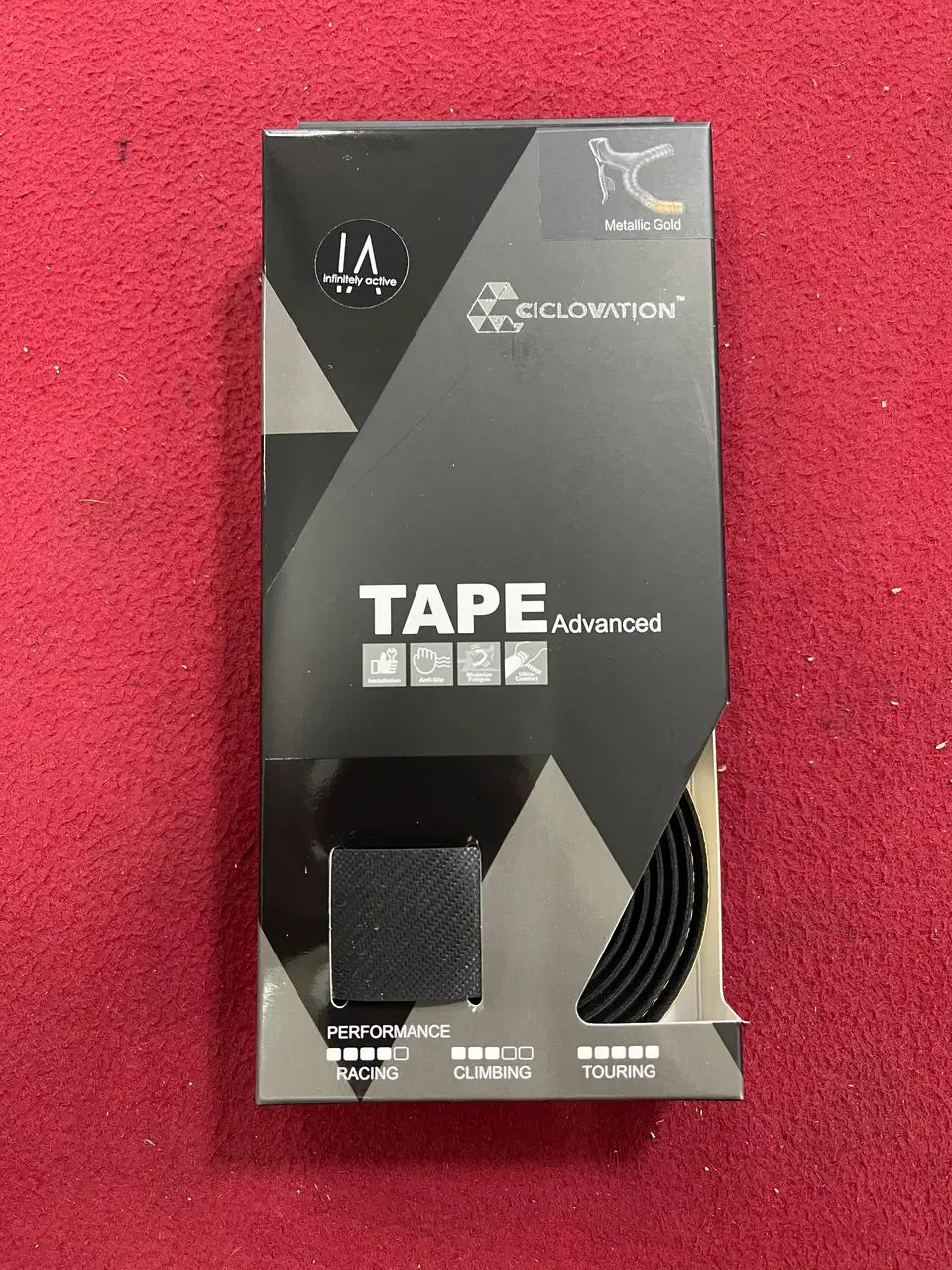 CICLOVATION ADVANCED BAR TAPE SEITEX SHINING METALLIC - GOLD for Road bike Fixie bike bicycle