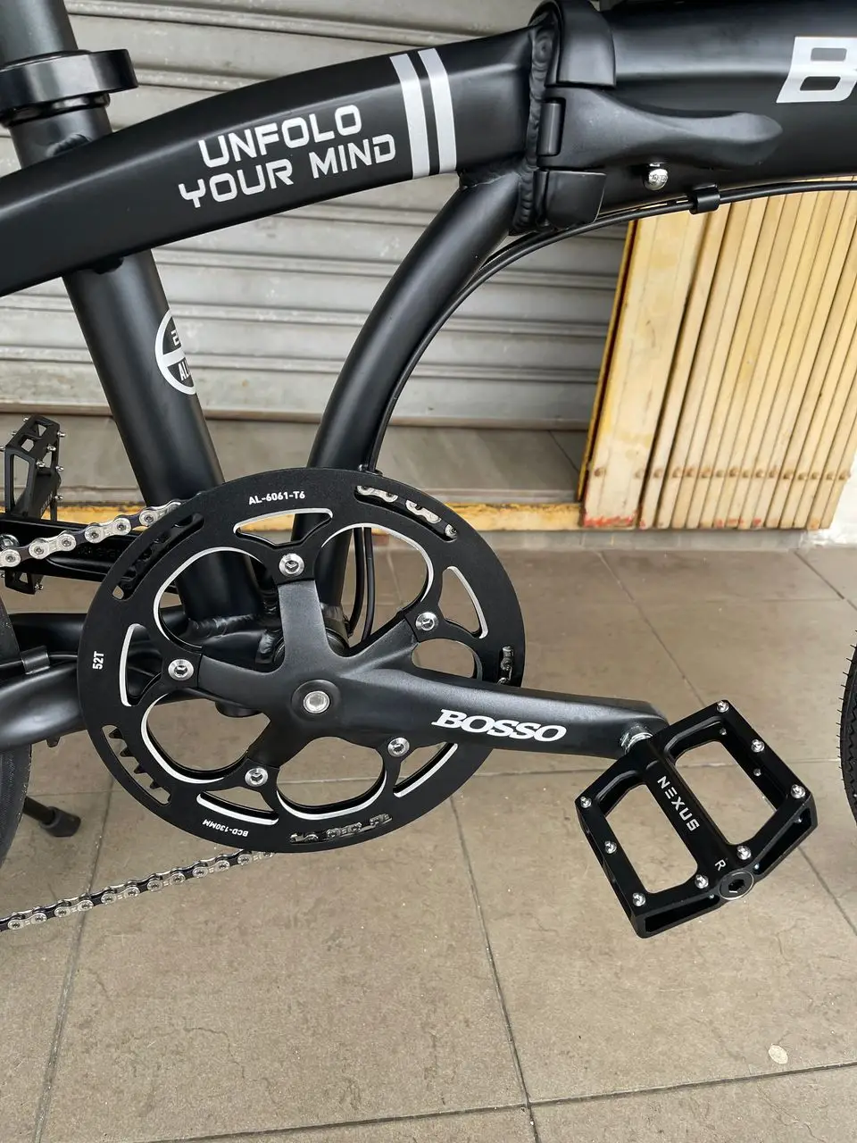 BOSSO Electric Folding bike 60km Max assis 28+km/h 20x1.3/8 (451) Hydraulic brake Outdoor bicycle Cycling dewasa adult