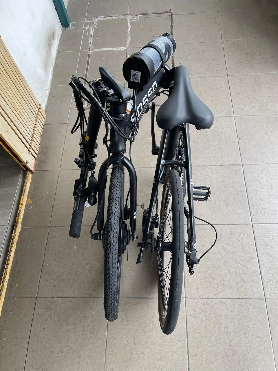 BOSSO Electric Folding bike 60km Max assis 28+km/h 20x1.3/8 (451) Hydraulic brake Outdoor bicycle Cycling dewasa adult