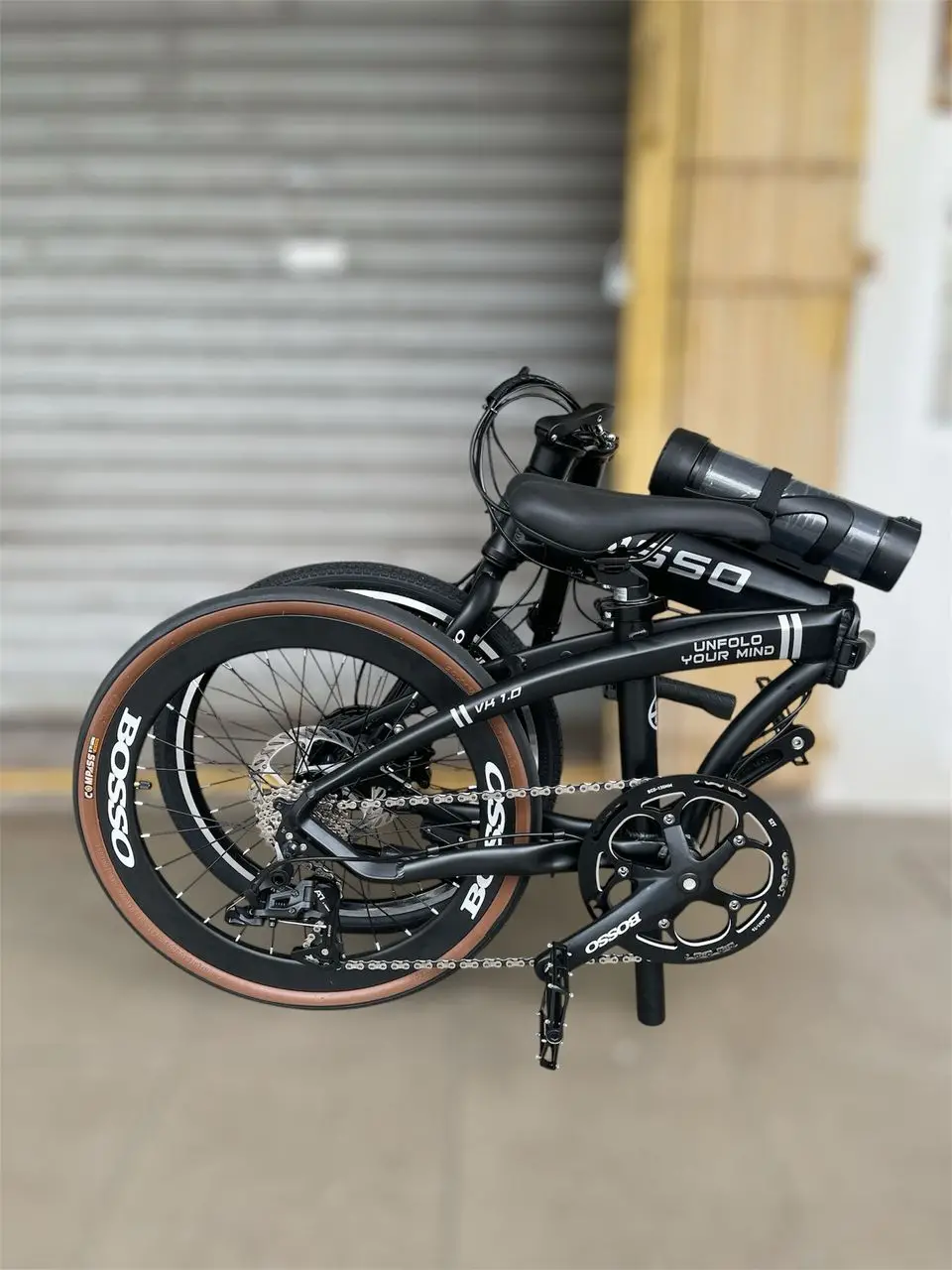 BOSSO Electric Folding bike 60km Max assis 28+km/h 20x1.3/8 (451) Hydraulic brake Outdoor bicycle Cycling dewasa adult