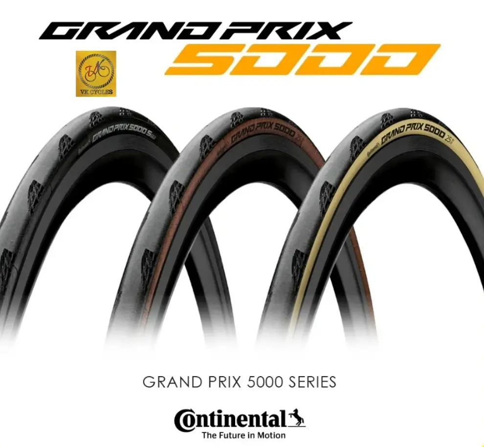 CONTINENTAL TIRE GRAND PRIX 5000 GP5000 700X23 700X25 700X28 BLACK TRANSPARENT CREAM CLINCHER TYRE Tube Type
