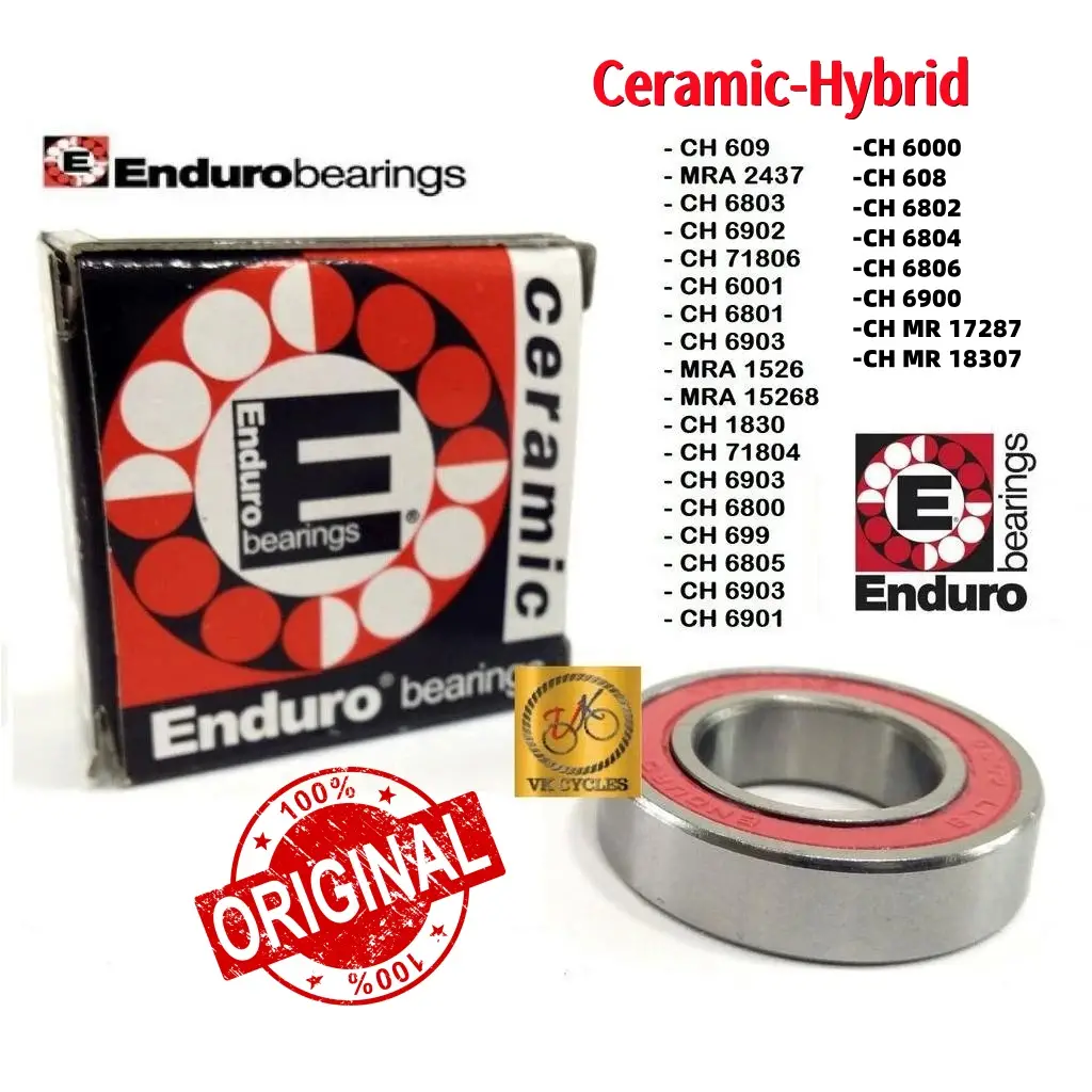 ENDURO CERAMIC HYBRID CH 699 6000 6800 6801 6802 6803 6804 6805 6806 6900 6901 6902 6903 15267 17287 18307 24377 LLB