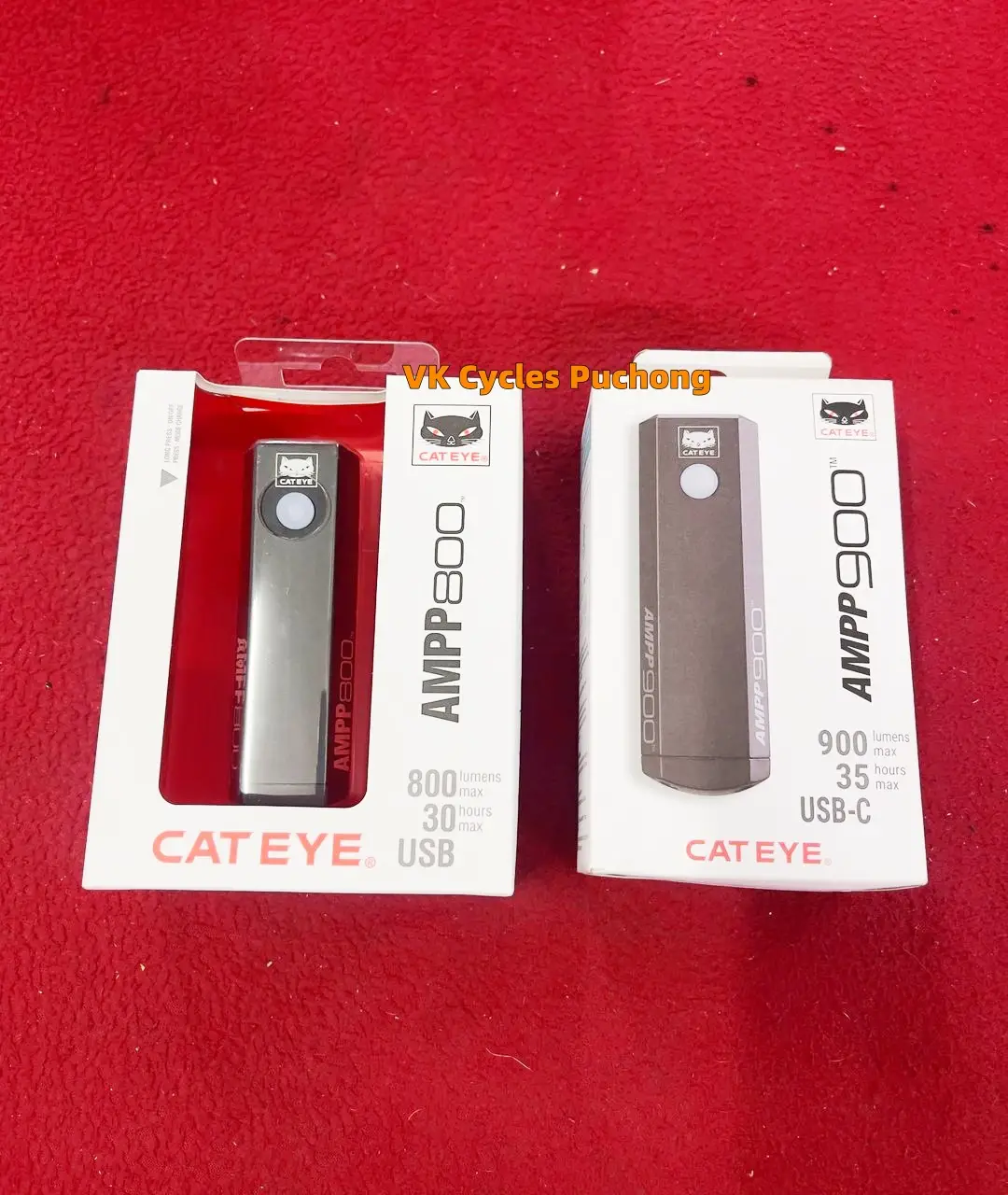 CATEYE AMPP800 AMPP900 800 Lumens 900 Lumens RECHARGEABLE FRONT LIGHT HL-EL088RC HL-EL089RC ROAD BIKE MOUNTAIN BIKE GRAVEL BIKE