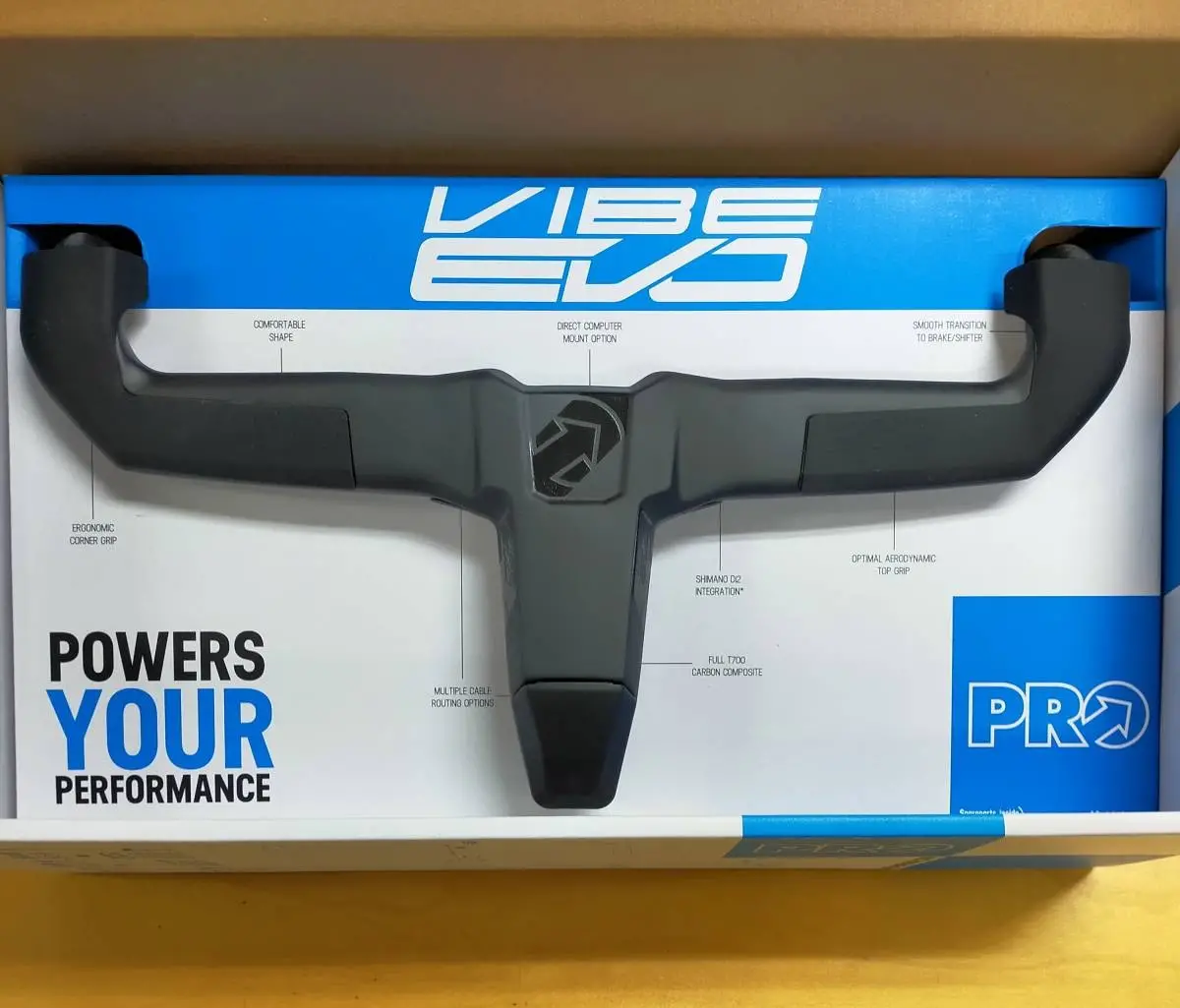 PRO VIBE EVO Carbon HANDLEBAR & STEM ROAD DROP BAR PRHA0491 125MM/40CM PRHA0494 105MM/42CM PRHA0496 125MM/42CM