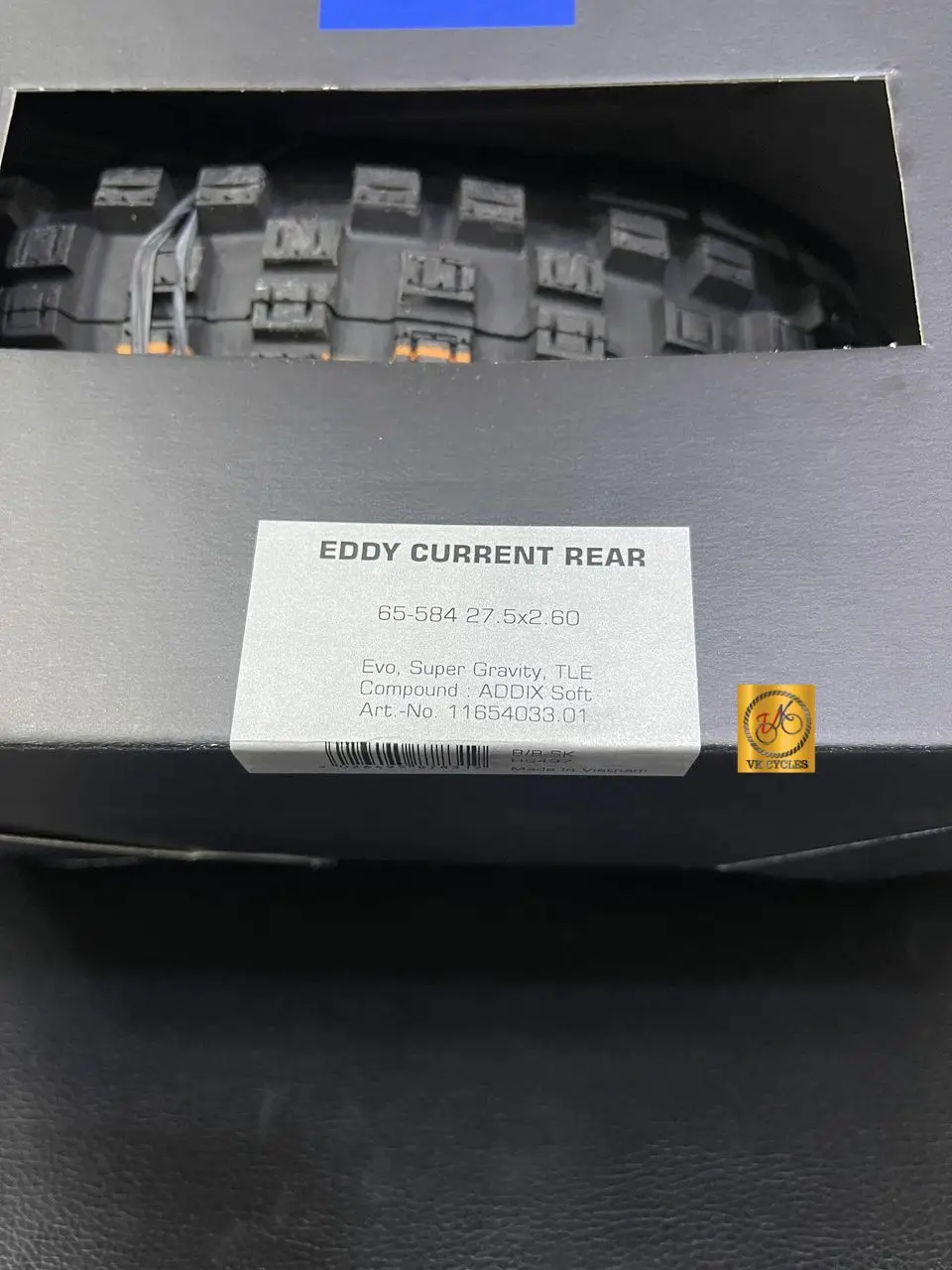 SCHWALBE EDDY CURRENT TIRE 27.5X2.6 29X2.6 REAR FRONT E50 ADDIX SOFT TLB Tubeless SUPER Ground SUPER Trail MTB Black