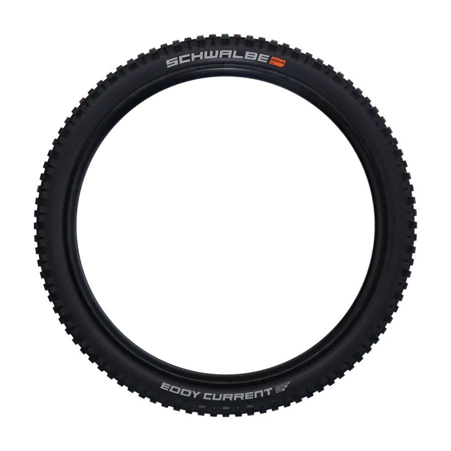 SCHWALBE EDDY CURRENT TIRE 27.5X2.6 29X2.6 REAR FRONT E50 ADDIX SOFT TLB Tubeless SUPER Ground SUPER Trail MTB Black